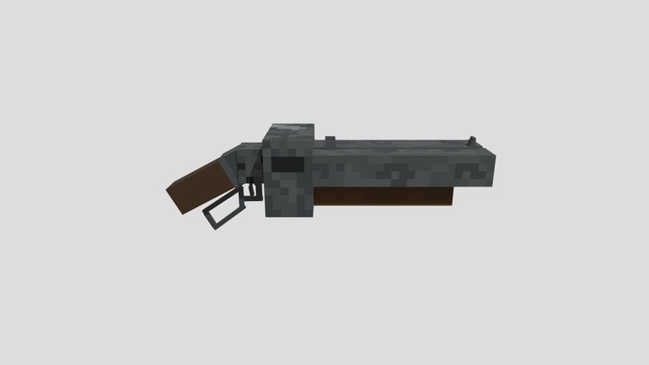 scattergun 3D Model