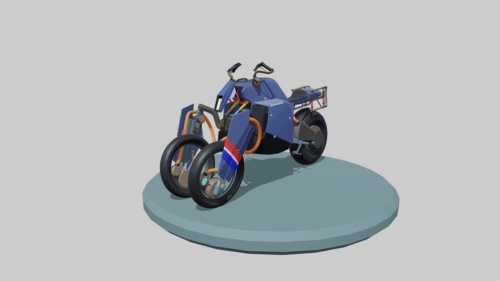 Death Stranding Reverse Trike fanart 3D Model