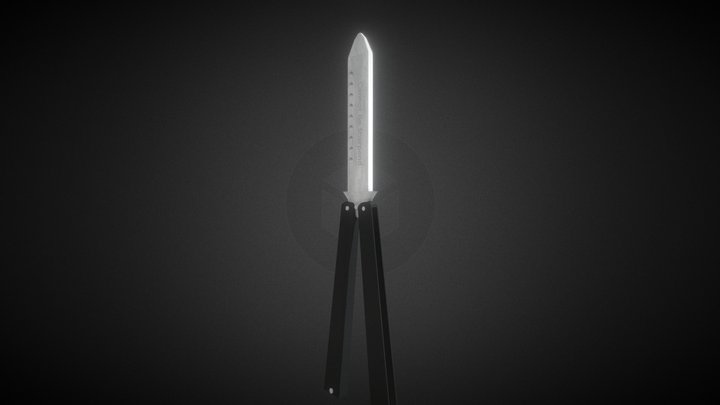 butterfly knife 3D Model