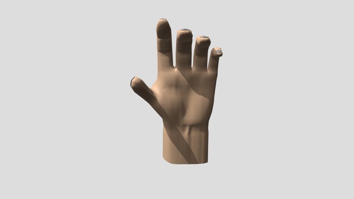 Hand sculpted 3D Model