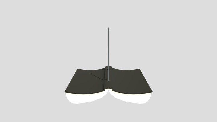 Hanging_lamp_ Book 3D Model