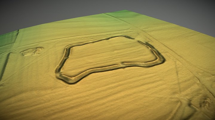 Knook Castle, Wiltshire (UK) – Free 3D Model STL