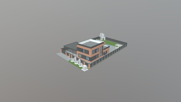 Аул Старобжегокай проек вар 3 3D Model