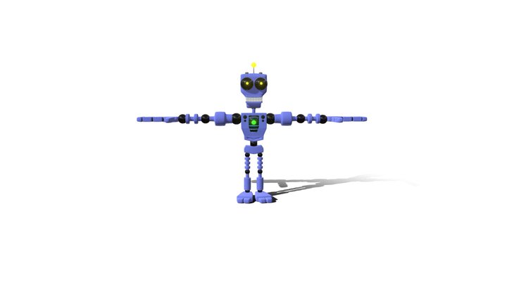 Mendo from FNaF World 3D Model