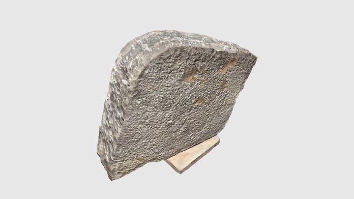 Stone carving for stairs at Lit’s Lab, France 3D Model