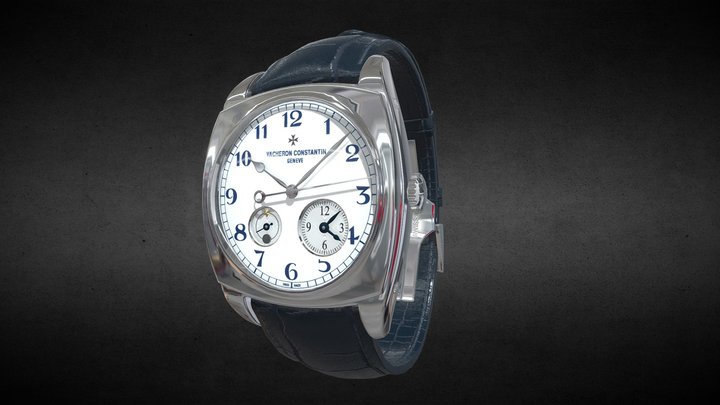 Vacheron Constantin Harmony Dual Time Watch 3D Model