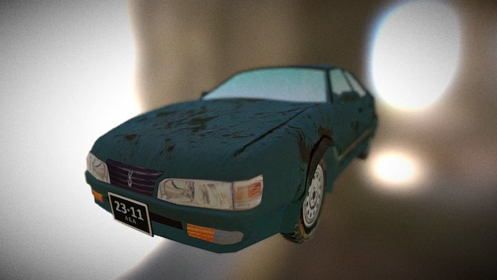 Low poly car (toyota) 3D Model