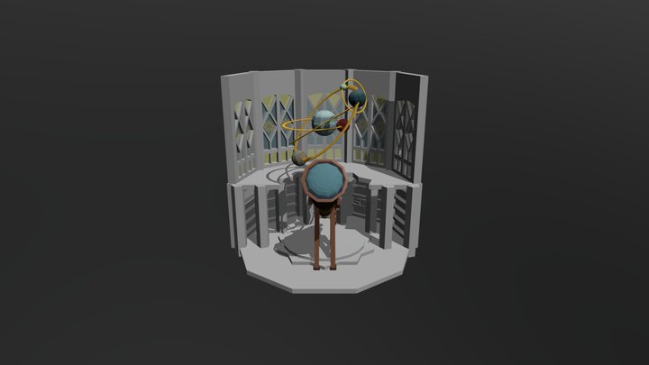 observatory 3D Model