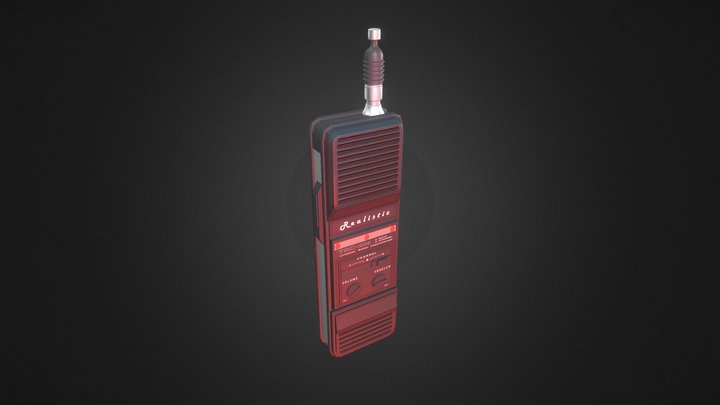 Radio Stranger Things 3D Model