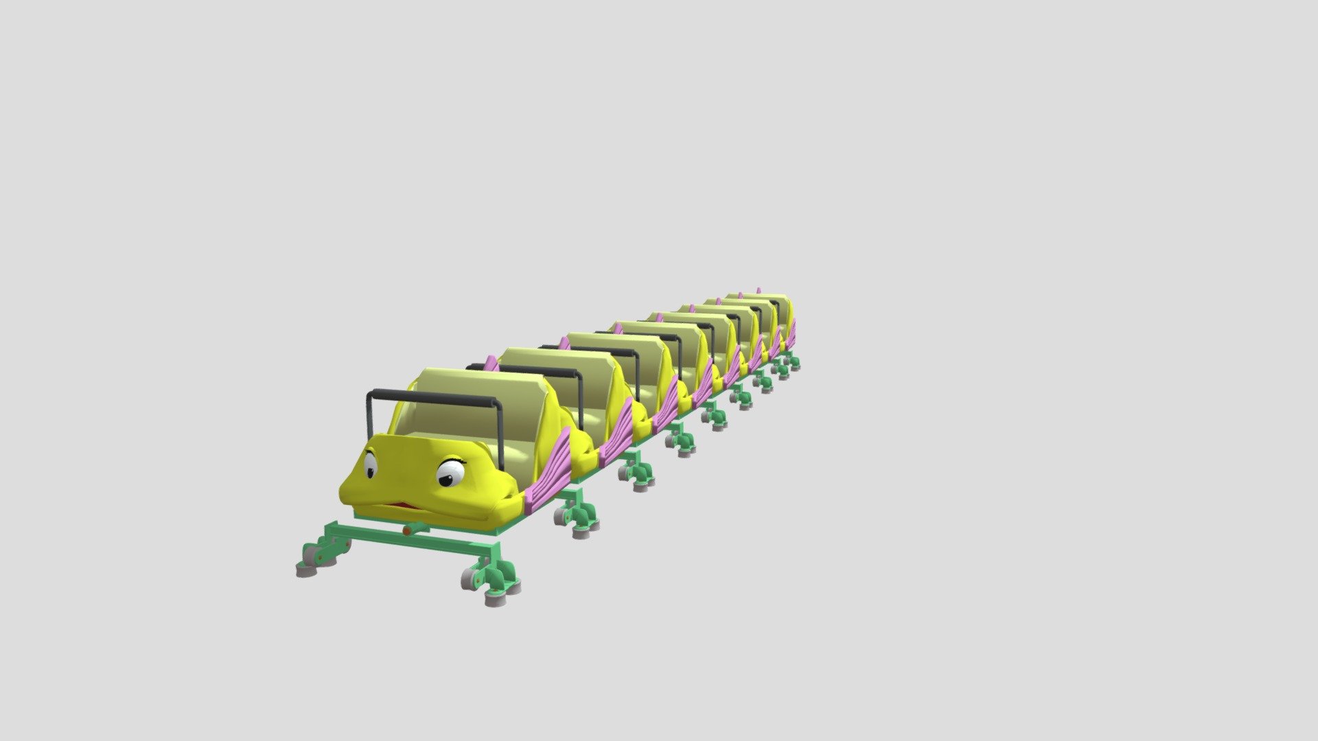 Flander's Flying Fish Coaster - 3D model by gotogoto [e3d7117] - Sketchfab