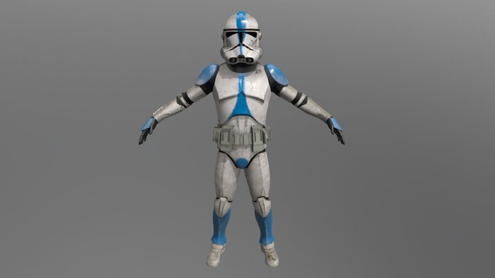 Clone Trooper (Star Wars) 3D Model