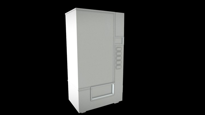 Vending machine (no textures) 3D Model