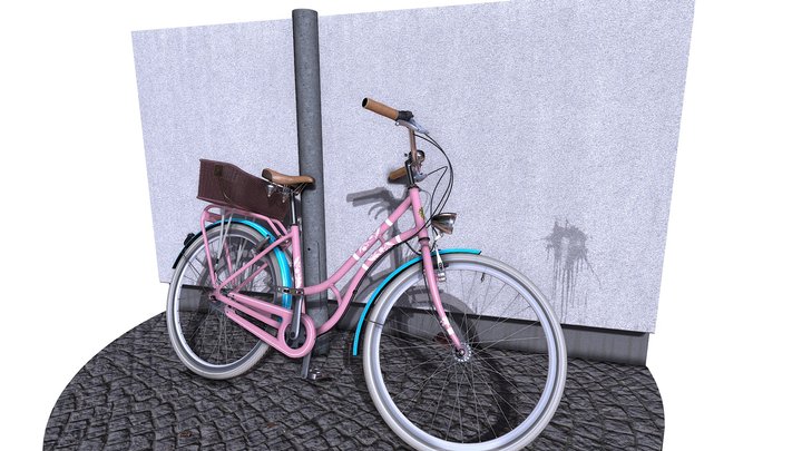 Ladies bicycle 3D Model