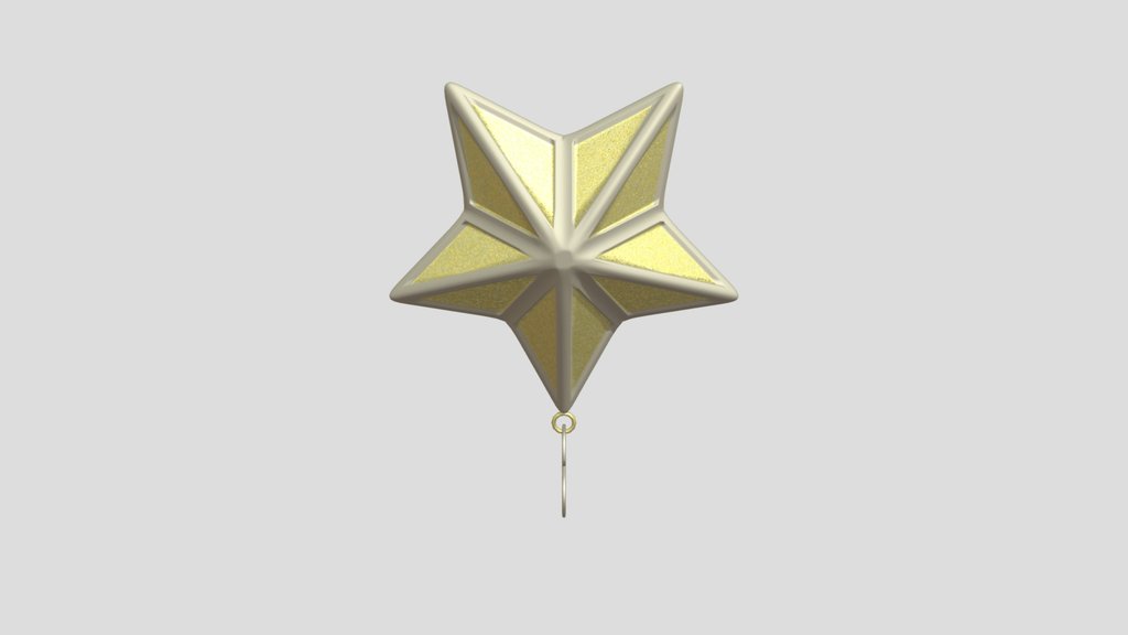 Christmas Ornaments Star Sparkle