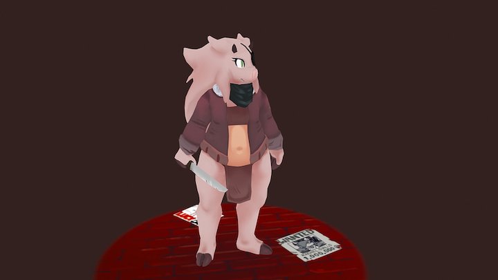 Lucy - The bounty Hunter 3D Model