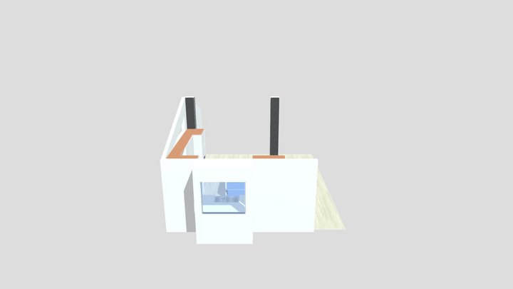 EmilyDJ Kitchen Layout 3D Model
