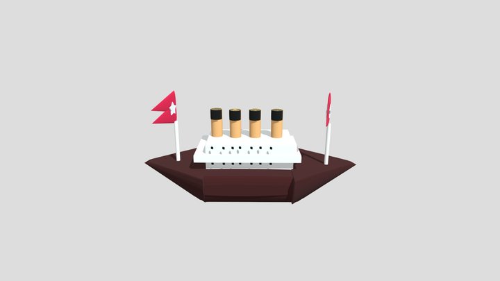 titanic 3D Model