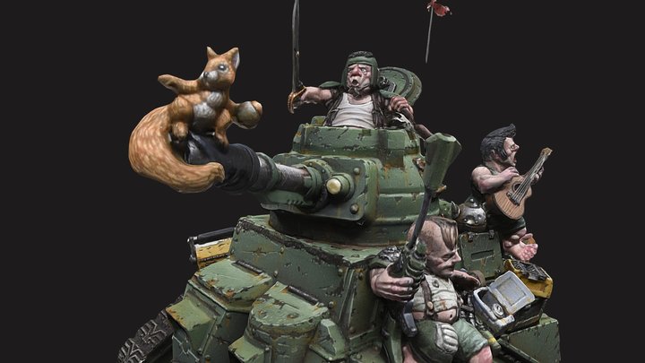 Ratling Tank 3D Model