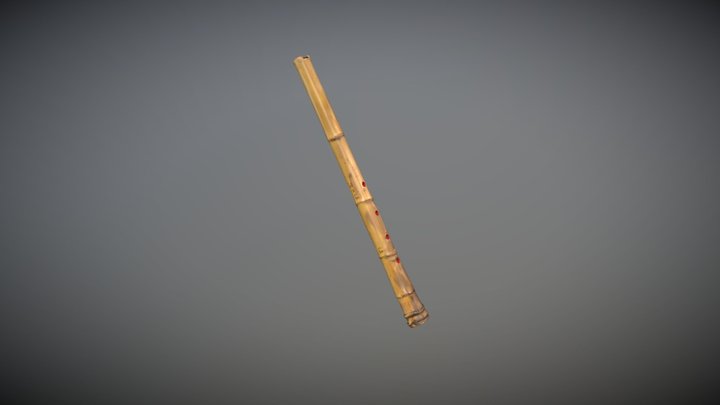 Shakuhachi 尺八 3D Model