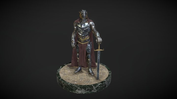 Utopian Knight 3D Model