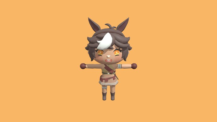 Tomoe Umari 🇺🇸🐴 EN Vtuber 3D Model