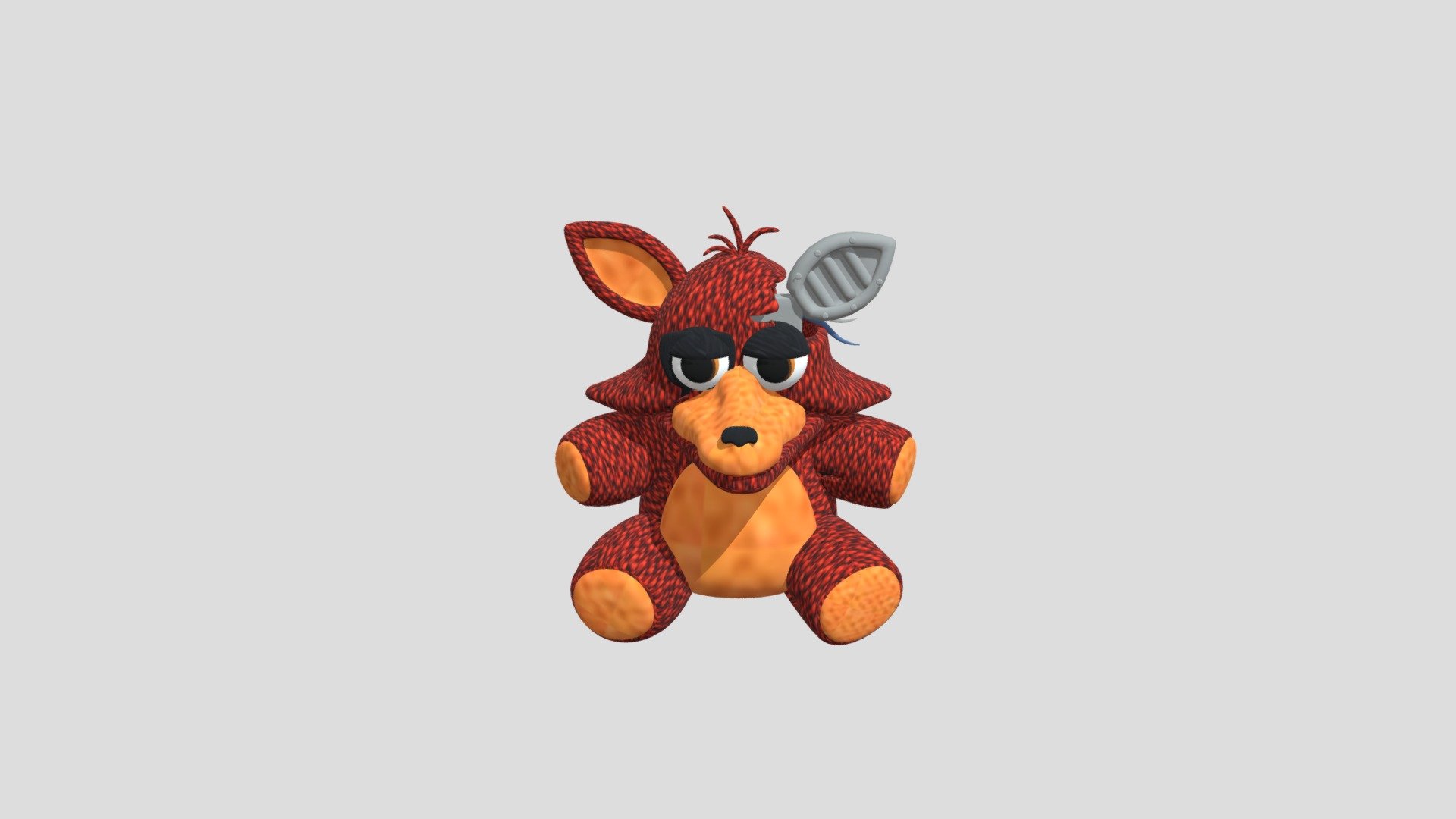 Withered foxy plush pixel art