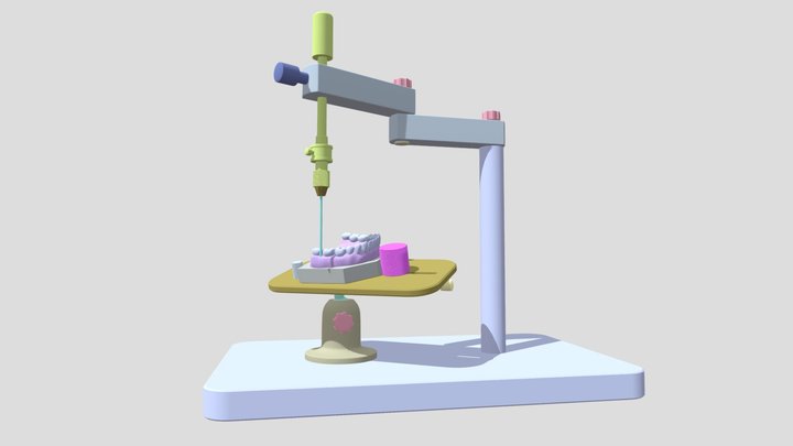 dental cast surveyor 3D Model