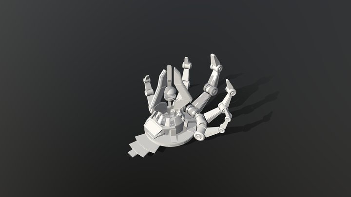 Sci-Fi Powercore 3D Model