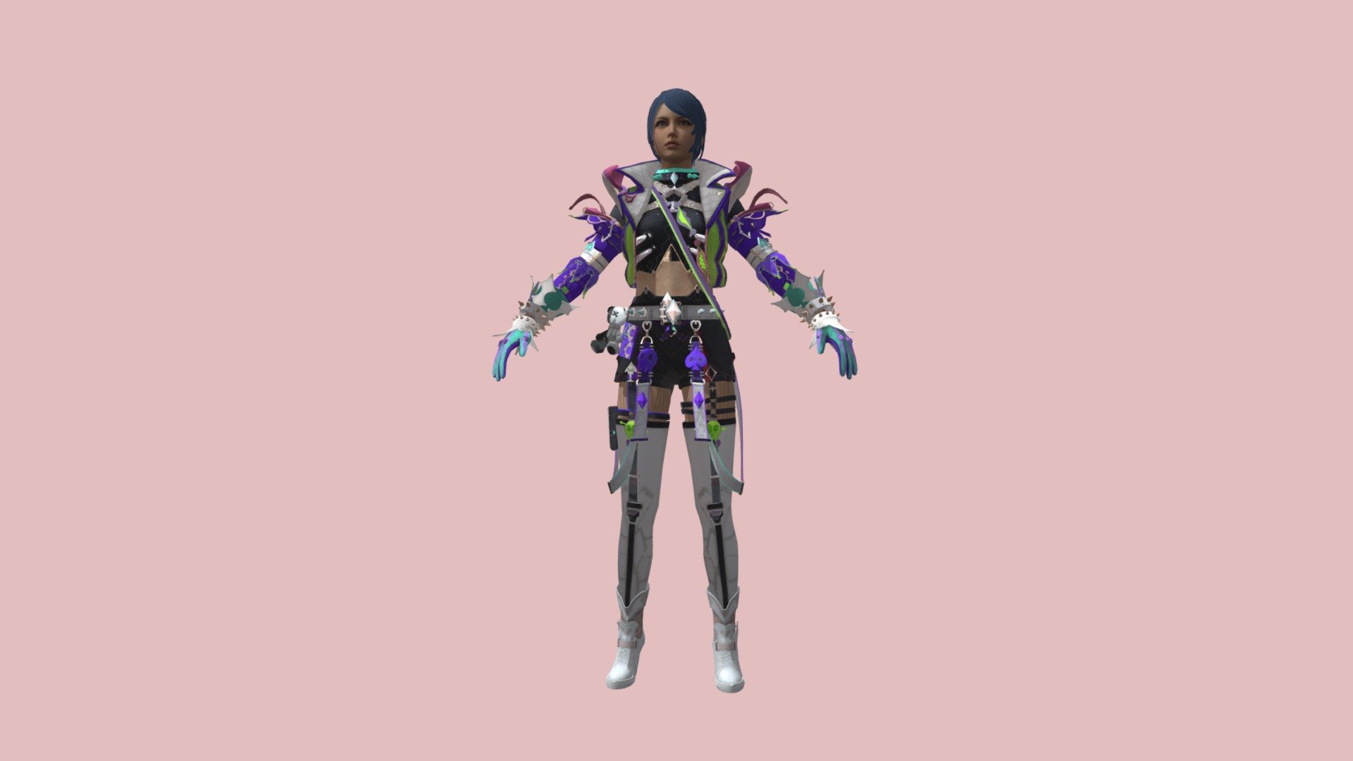 Pubg Joker Girl Outfit