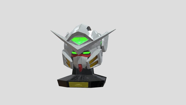 exia bust 3D Model