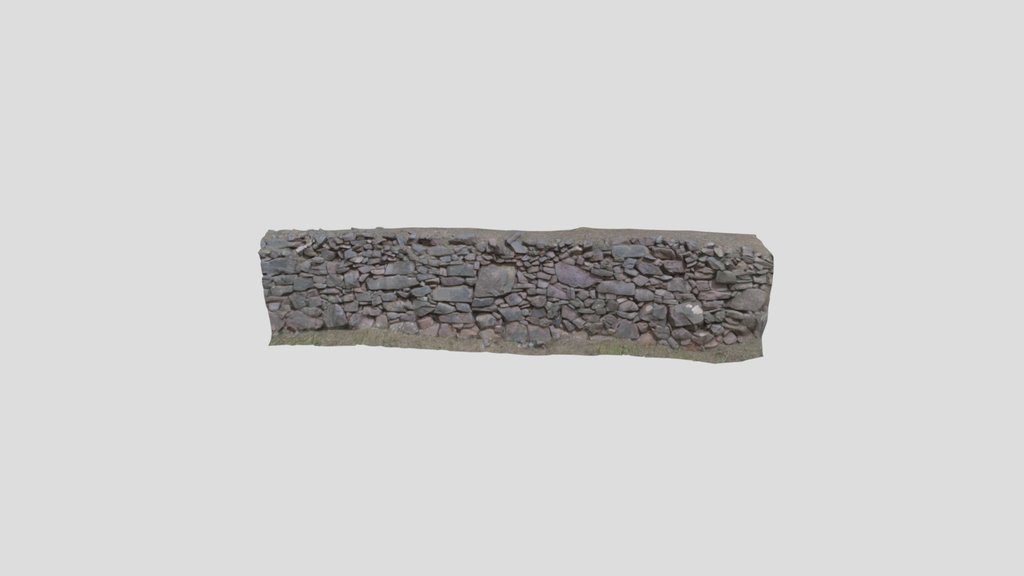 Dry Stone Terrace Wall Pbr Scan