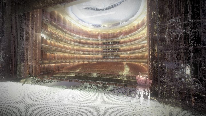Greek National Opera - Stavros Niarchos Hall. 3D Model