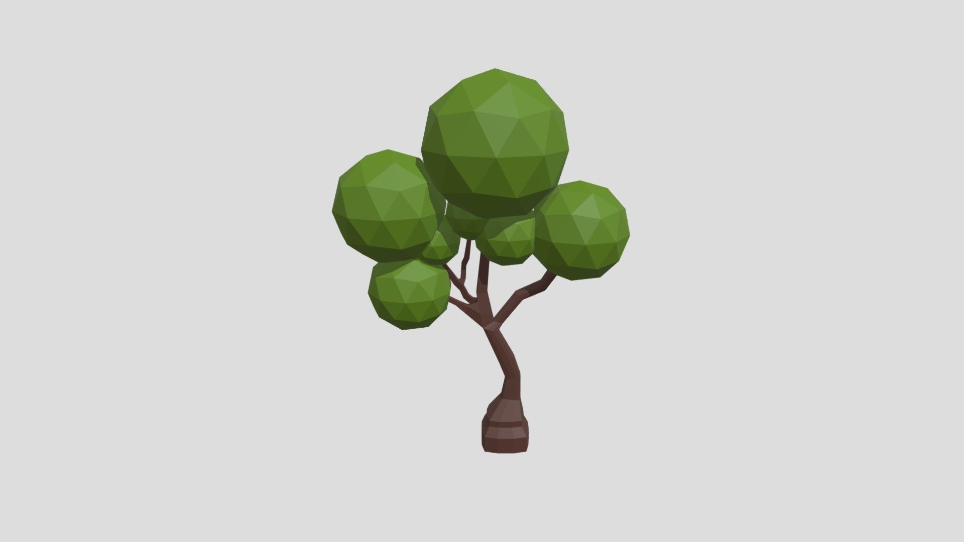 Lowpoly Tree - 3D model by FrameTH [e3e3d47] - Sketchfab