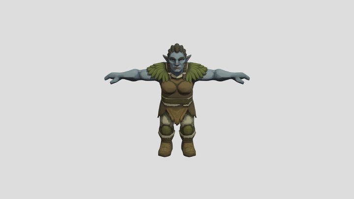 The Firbolg Wild- Shaman-female – Free 3D Model STL