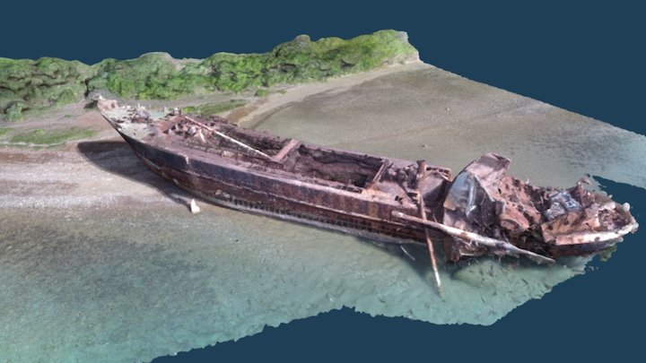 Epave Baie de Toro, Gadji 3D Model