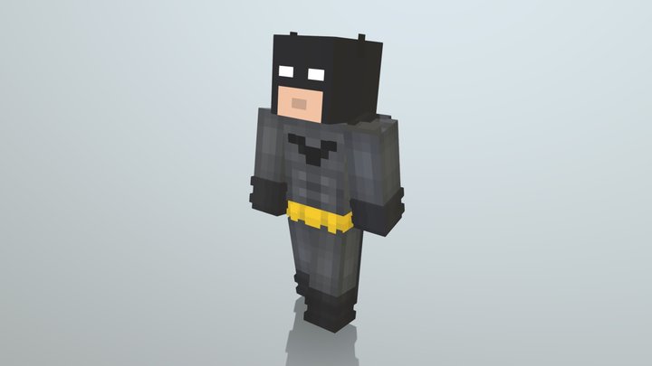 Batman (Minecraft) 3D Model