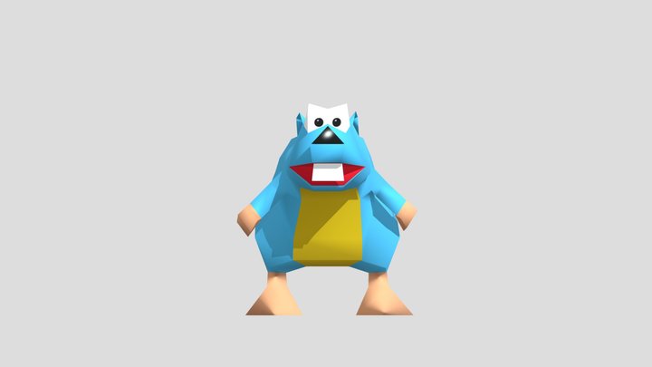 Gnawty from DK64 3D Model