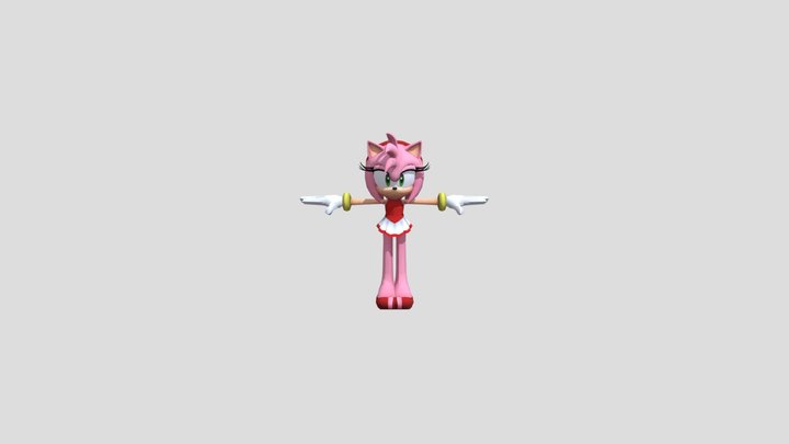 Amy_rose__gymnastic_suit__by_sonic_konga_dauz019 3D Model