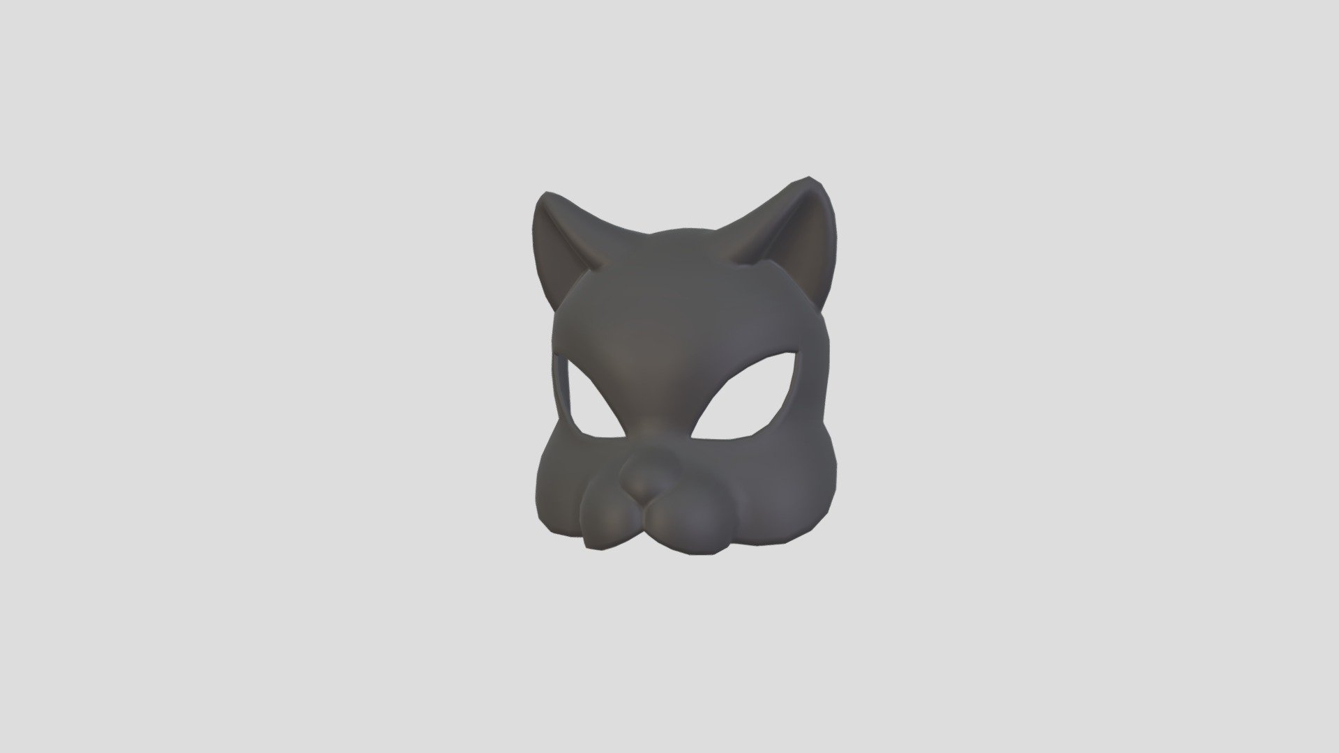 Cat Mask - Buy Royalty Free 3D model by Suphanee [e3e9adc] - Sketchfab ...