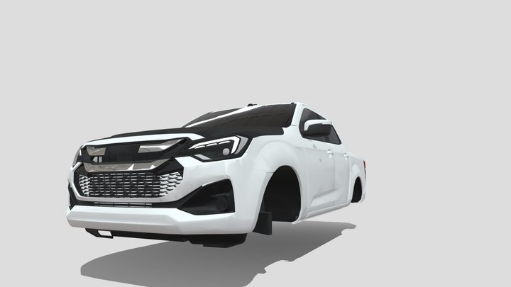 2025 Isuzu D- Max Thai Style Tuned 3D Model