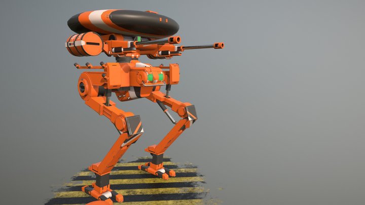 Robot Radar 3D Model