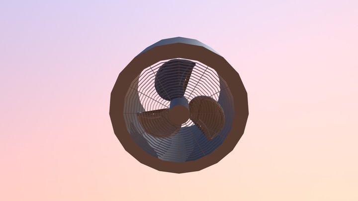 Industrial Fan 3D Model