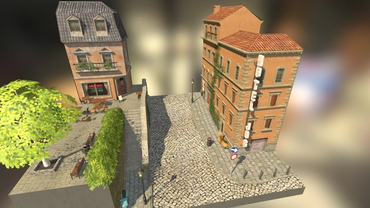 cityscene 3D Model