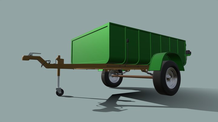 Cargo cart 3D Model