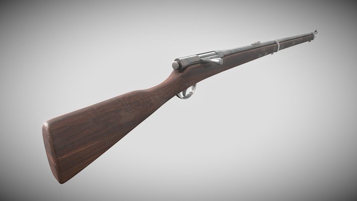 Murata rifle 3D Model