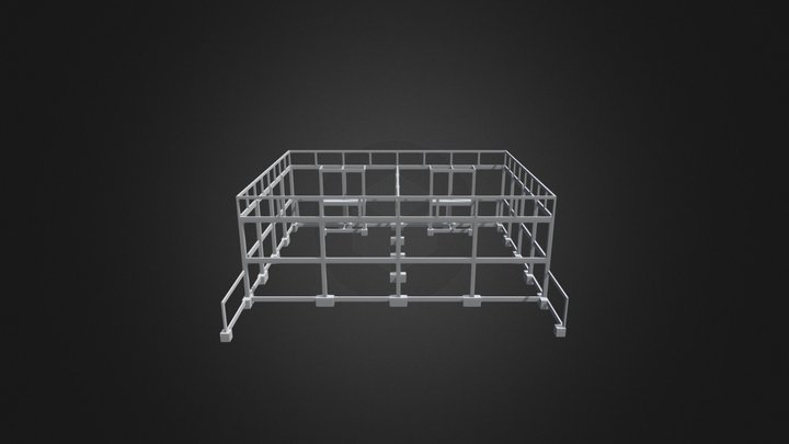 Barracão Comercial Triunfo 3D Model