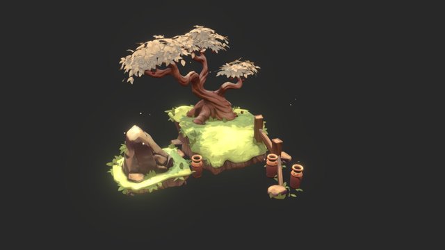 Cherry Tree 3D Model