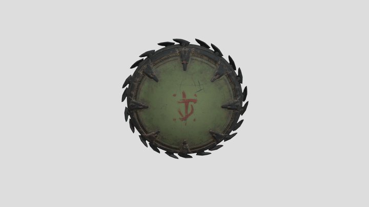 Dark Ages Shield 3D Model
