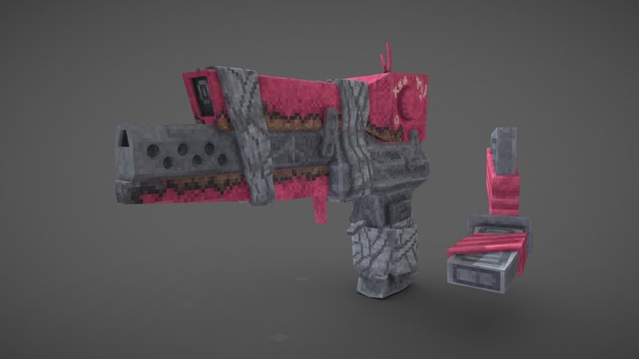 Not-So-Samart Pistol MK69420 3D Model