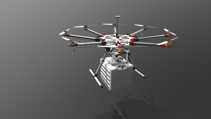 DJI Drone Dji Drone 3D Model